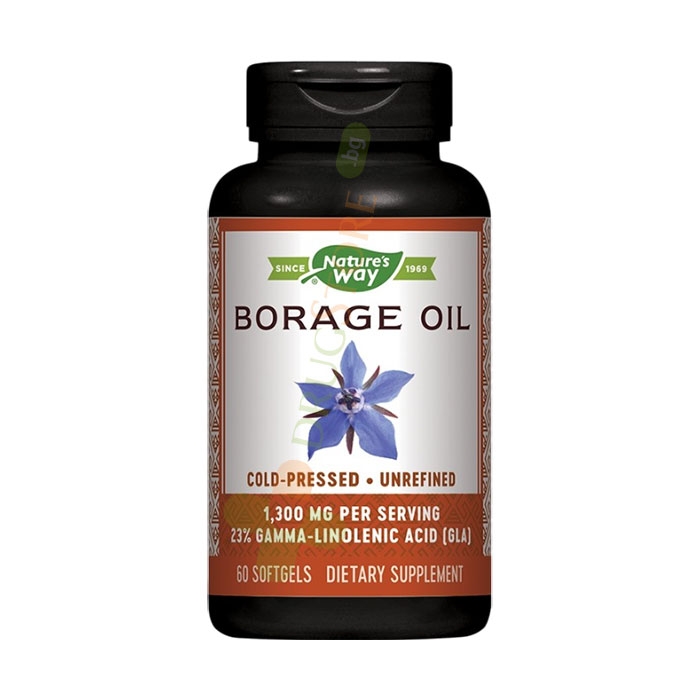 ПОРЕЧ МАСЛО капсули 1300 мг 60 броя / NATURE&#039;S WAY BORAGE OIL