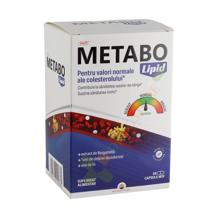 МЕТАБО ЛИПИД капсули 60 броя / SUN WAVE PHARMA MATABO LIPID