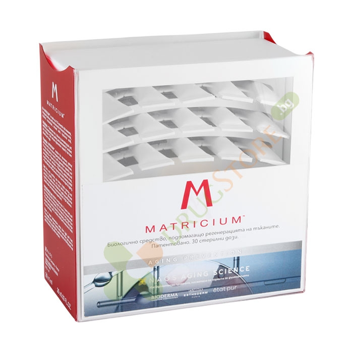 БИОДЕРМА МАТРИЦИУМ ДОЗИ ЗА РЕГЕНЕРИРАНЕ НА КОЖАТА 1 мл 30 броя / BIODERMA MATRICIUM DOSES FOR SKIN REGENERATION