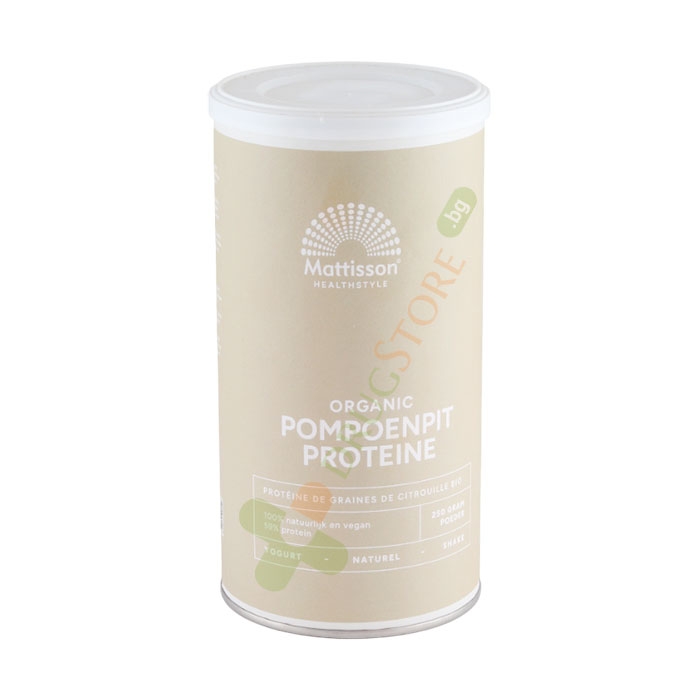 МАТИСЪН БИО ТИКВЕН ПРОТЕИН прах 250 г / MATTISSON HEALTHSTYLE PUMPKIN PROTEINE
