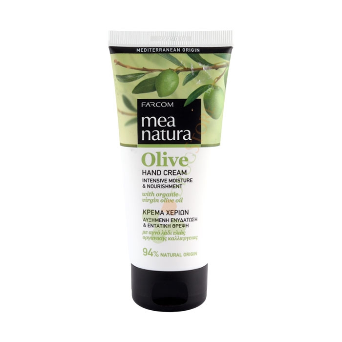 МЕА НАТУРА КРЕМ ЗА РЪЦЕ С МАСЛИНА 100 мл / FARCOM MEA NATURA OLIVE HAND CREM INTENSIVE MOISTURE &amp; NOURISMENT