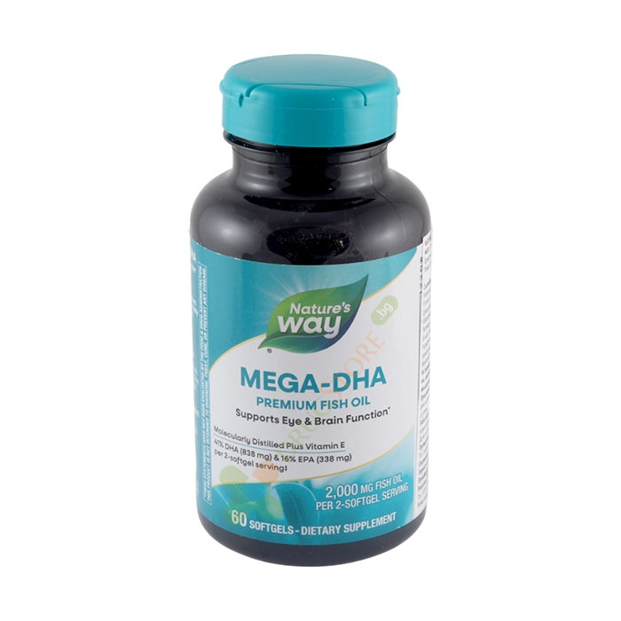 МЕГА DHA капсули 1000 мг 60 броя / NATURE&#039;S WAY MEGA - DHA