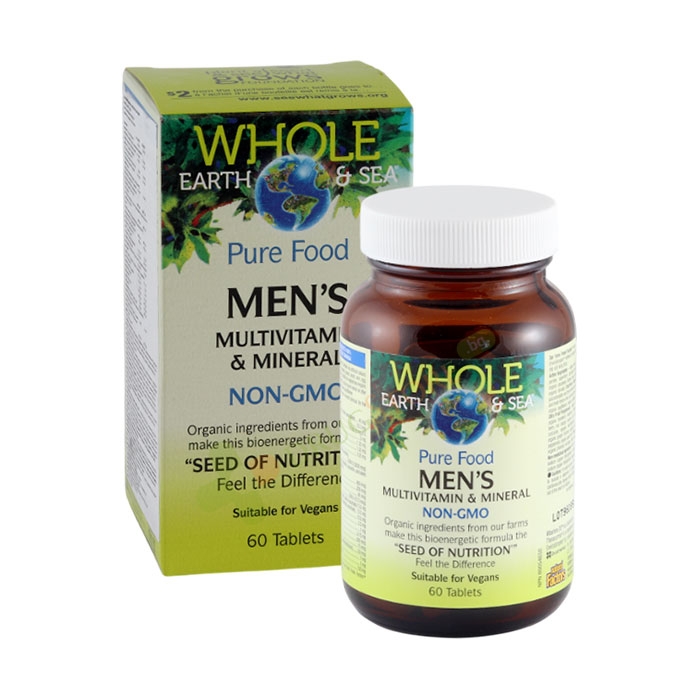 НАТУРАЛ ФАКТОРС МУЛТИВИТАМИНИ И МИНЕРАЛИ ЗА МЪЖЕ таблетки 60 броя / NATURAL FACTORS MENS MULTIVITAMIN &amp; MINERAL