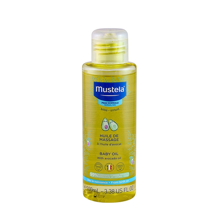 МУСТЕЛА МАСАЖНО ОЛИО С МАСЛО ОТ АВОКАДО 100 мл / MUSTELA BABY OIL WITH AVOCADO OIL