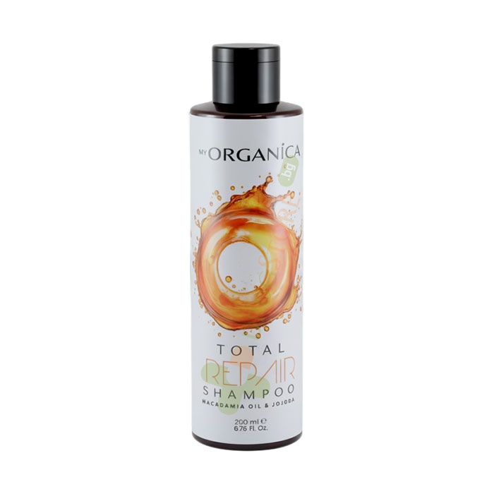 ТОТАЛ РИПЕЪР ШАМПОАН С МАСЛО ОТ МАКАДАМИЯ И ЖОЖОБА 200 мл / MY ORGANICA TOTAL REPAIR SHAMPOO