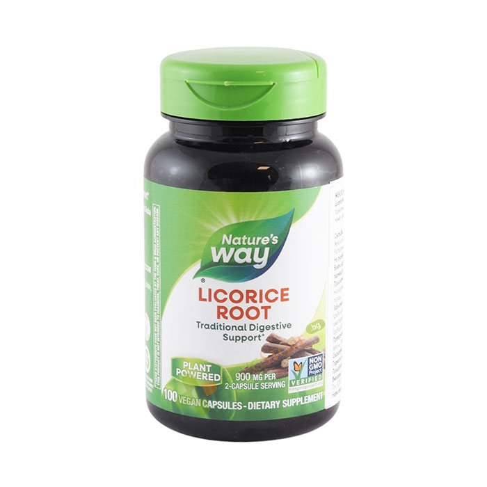 ЖЕНСКО БИЛЕ / СЛАДНИК КОРЕН капсули 450 мг 100 броя / NATURE&#039;S WAY LICORICE ROOT