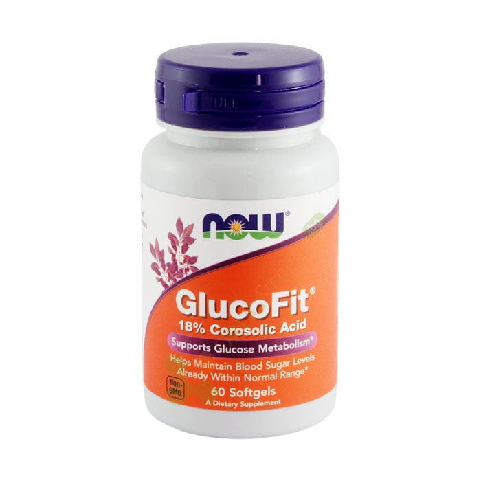 НАУ ФУДС ГЛЮКОФИТ дражета 60 броя / NOW FOODS CLUCOFIT