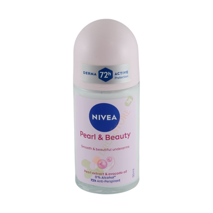 НИВЕА РОЛ ОН ПЪРЛ И БЮТИ 50 мл / NIVEA DEO ROLL ON PEARL AND BEAUTY