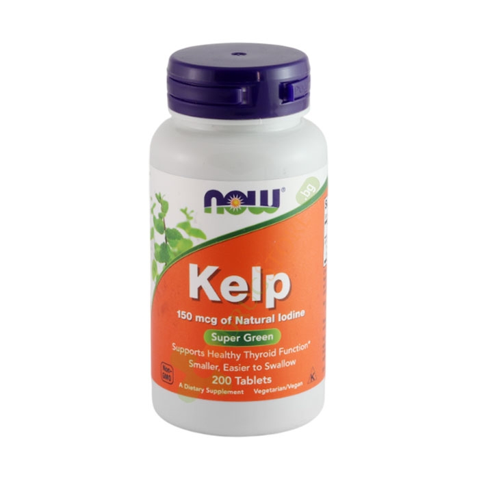 НАУ ФУДС ЙОД таблетки 150 мкг 200 броя / NOW FOODS KELP