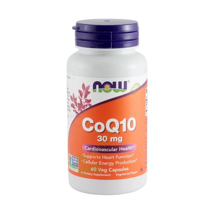 НАУ ФУДС КОЕНЗИМ Q10 капсули 30 мг 60 броя / NOW FOODS COQ10 ( COENZYME Q 10 )