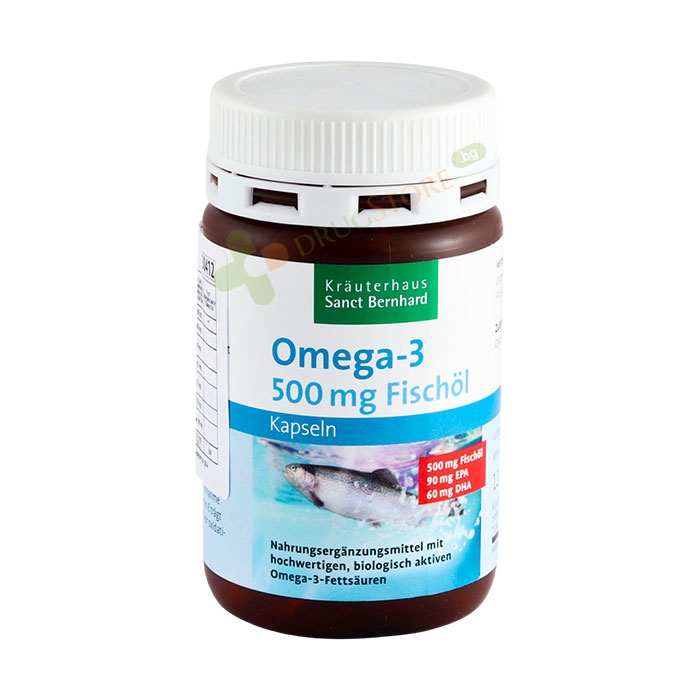 ОМЕГА 3 РИБЕНО МАСЛО капсули 500 мг 120 броя / SANCT BERNHARD OMEGA-3 FISH OIL