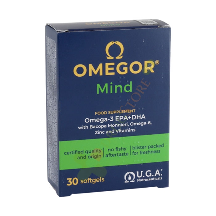 ОМЕГОР МАЙНД капсули 30 броя / U.G.A. NUTRACEUTICALS OMEGOR MIND