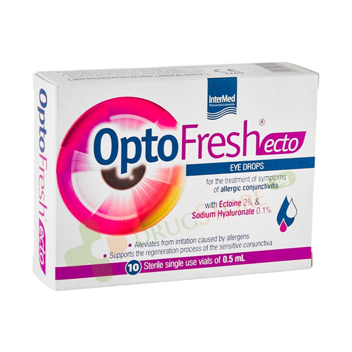 ОПТОФРЕШ ЕКТО капки за очи 10 броя / OPTOFRESH ECTO