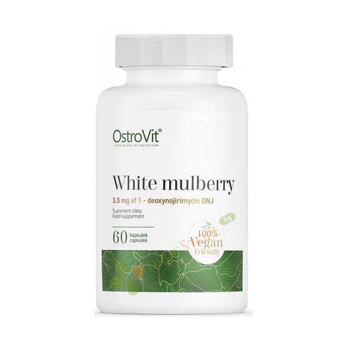 ОСТРОВИТ БЯЛА ЧЕРНИЦА ВЕГЕ капсули 60 броя / OSTROVIT WHITE MULBERRY VEGE capsules