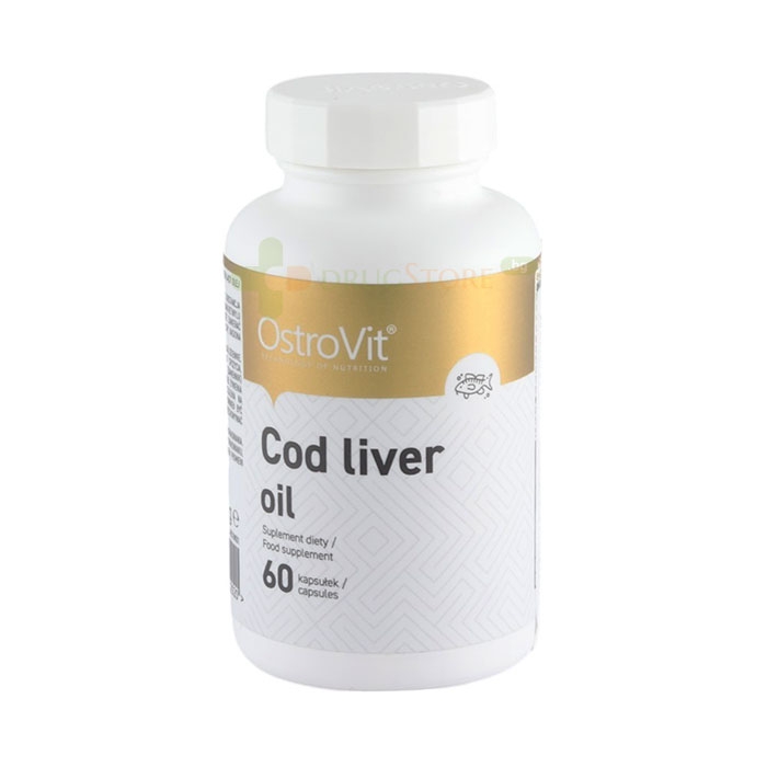 ОСТРОВИТ МАСЛО ОТ ЧЕРЕН ДРОБ НА ТРЕСКА капсули 60 броя / OSTROVIT COD LIVER OIL capsules 60