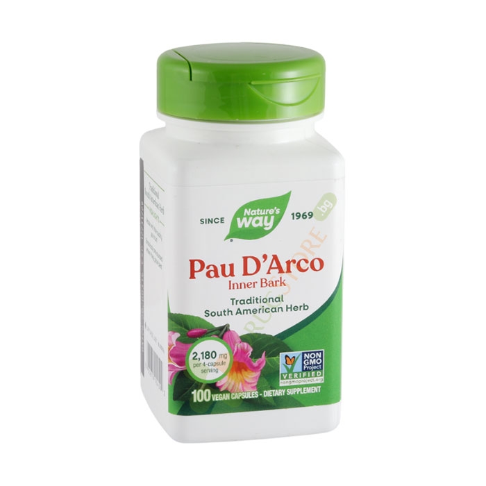 МРАВЧЕНО ДЪРВО капсули 545 мг 100 броя / NATURE&#039;S WAY PAU D`ARCO