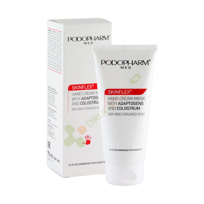 КРЕМ-МАСКА ЗА РЪЦЕ С АДАПТОГЕНИ И КОЛАСТРА 75 мл / PODOPHARM MED SKINFLEX HAND CREAM - MASK WITH ADAPTOGENS AND COLOSTRUM