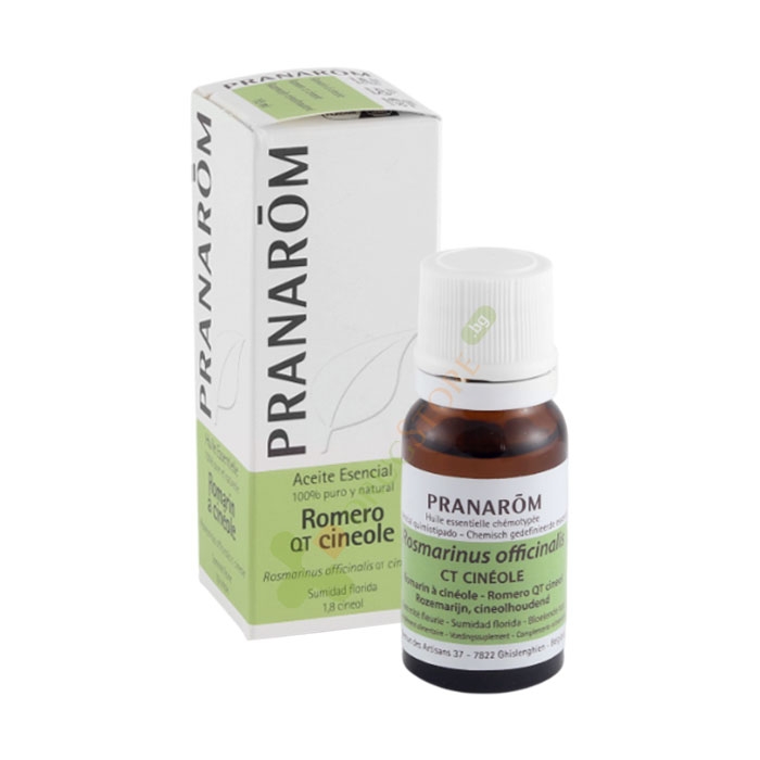 ПРАНАРОМ ЕТЕРИЧНО МАСЛО ОТ РОЗМАРИН ЦЕНЕОЛ 10 мл / PRANAROM ROSEMARY CINEOLE ESSENTIAL OIL