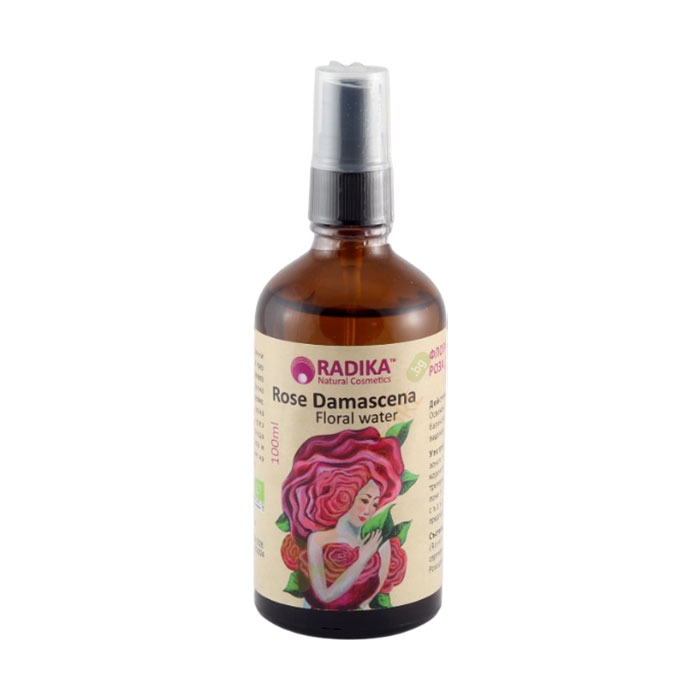 РАДИКА БИО ФЛОРАЛНА РОЗОВА ВОДА СПРЕЙ 100 мл / BIOHERBA RADIKA BIO ROSE FLORAL WATER SPRAY