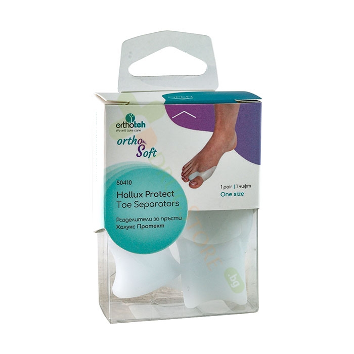 РАЗДЕЛИТЕЛИ ЗА ПРЪСТИ ХАЛУКС ПРОТЕКТ / ORTHOTEH ORTHO SOFT TOE SEPARATOR HALLUX PROTECT