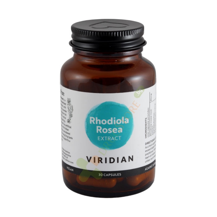 КОРЕН ОТ РОДИОЛА РОЗЕА капсули 30 броя / VIRIDIAN RHODEOLA ROSEA ROOT