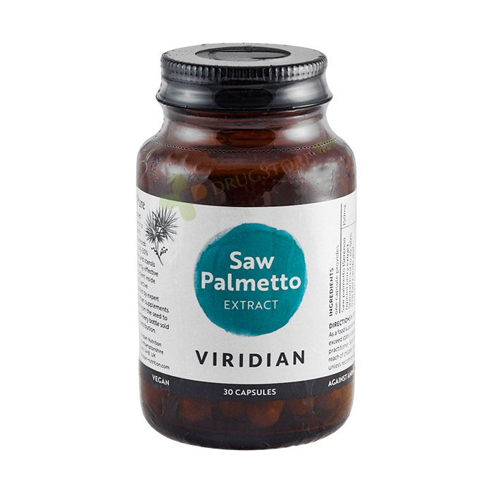 САО ПАЛМЕТО БЕРИ ЕКСТРАКТ капсули 30 броя / VIRIDIAN SAW PALMETTO BERRY EXTRACT