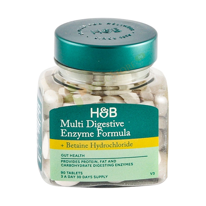 ШИРОКОСПЕКТЪРНИ ХРАНОСМИЛАТЕЛНИ ЕНЗИМИ таблетки 90 броя / HOLLAND &amp; BARRETT ENZYME FORMULA