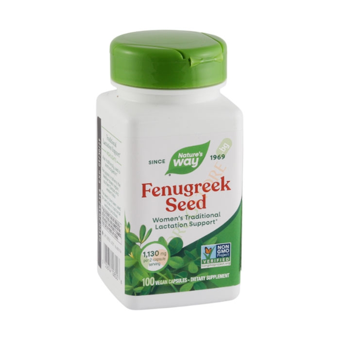 СМИНДУХ СЕМЕНА капсули 610 мг 100 броя / NATURE&#039;S WAY FENUGREEK SEED