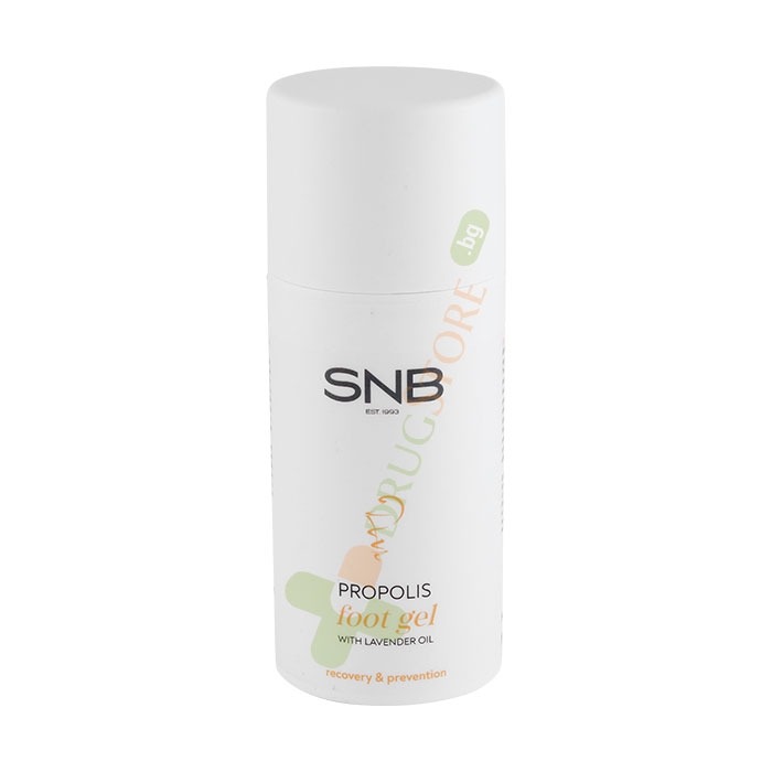 АКТИВЕН ГЕЛ ЗА КРАКА С ПРОПОЛИС И ЛАВАНДУЛОВО МАСЛО 100 мл / SNB FOOT GEL WITH PROPOLIS, LAVENDER OIL