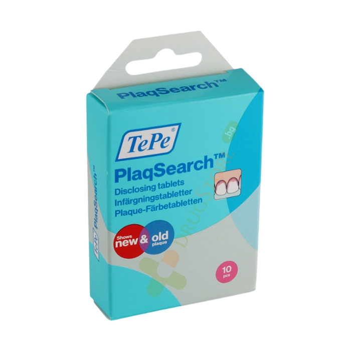 ТЕПЕ ПЛАКСЪРЧ ТАБЛЕТКИ ЗА ВИЗУАЛИЗАЦИЯ НА ПЛАКА 10 броя / TEPE PLAQ-SEARCH