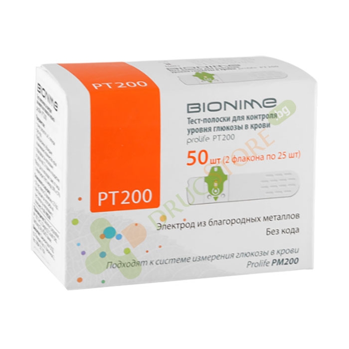 ПРОЛАЙФ ТЕСТ ЛЕНТИ ЗА PT200 50 броя / PROLIFE BLOOD GLUCOSE TEST STRIP PT200