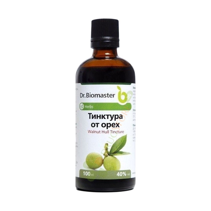 ТИНКТУРА ОТ ОРЕХ 100% НАТУРАЛНА 100 мл / DR. BIOMASTER WALLNUT HULL TINCTURE