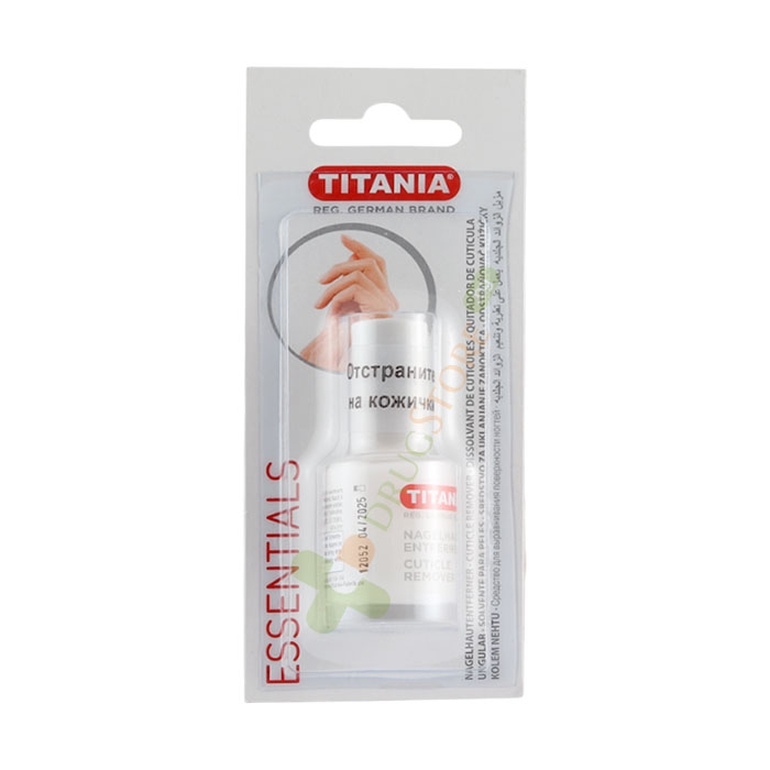 ТИТАНИЯ ЛАК ОМЕКОТИТЕЛ ЗА КОЖИЧКИ модел 1101 10 мл / TITANIA CUTICLE REMOVER model 1101