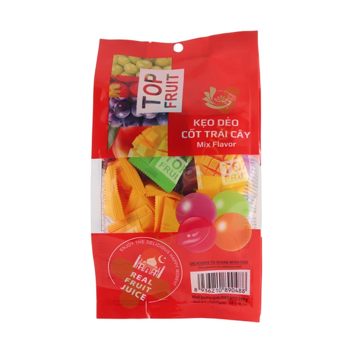 ТОП ФРУТ БОНБОНИ МИКС ПЛОДОВЕ 250 г / TOP FRUIT CANDIES MIXED FRUITS