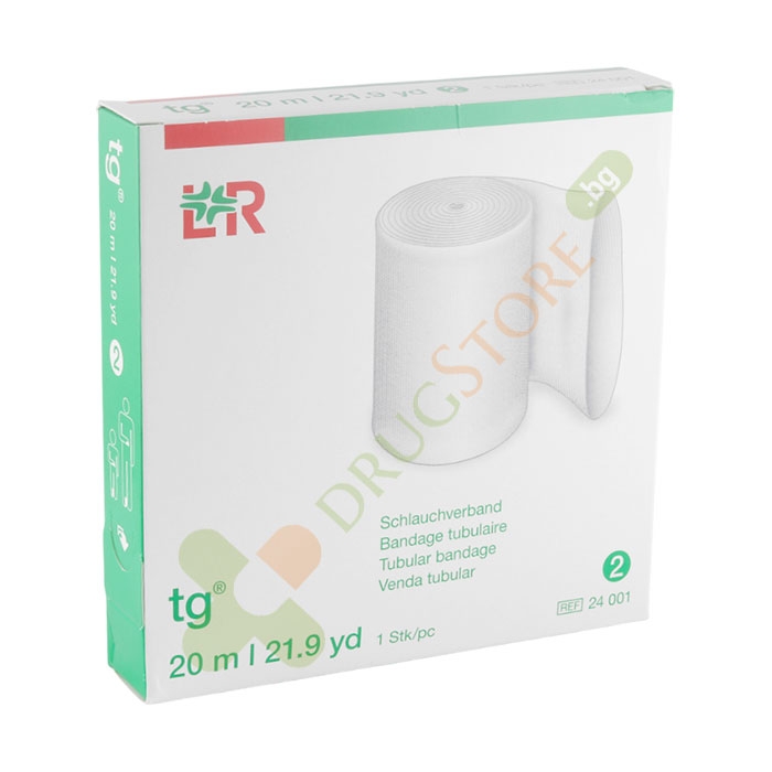 ТРЪБООБРАЗЕН БИНТ Tg2 2,3 см х 20 м / LOHMANN &amp; RAUSCHER TG2 TUBULAR BANDAGE 2.3 sm х 20 m