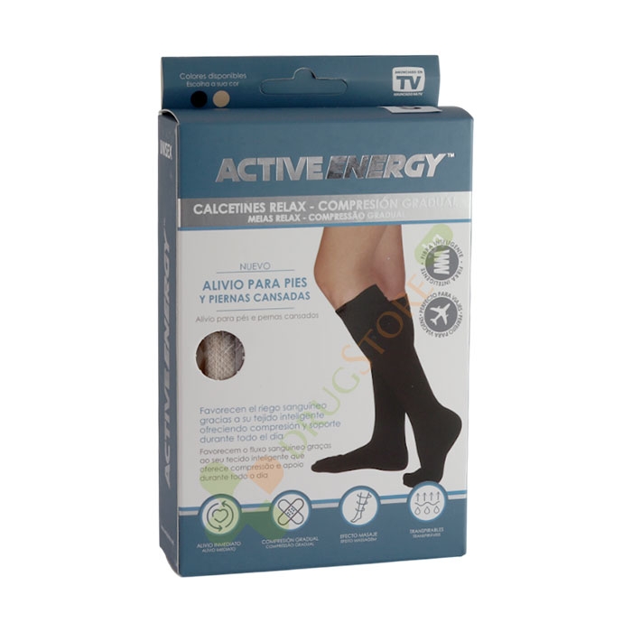 УНИВЕРСАЛНИ КОМПРСИОННИ ЧОРАПИ RELAX SOCKS BEIGE / TELESTAR RELAX SOCKS UNISEX BEIGE