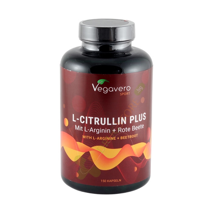 ВЕГАВЕРО L-ЦИТРУЛИН + L-АРГИНИН + ЧЕРВЕНО ЦВЕКЛО капсули 150 броя / VEGAVERO L-CITRULLINE + L-ARGININE + BEETROOT