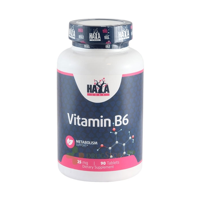 ХАЯ ЛАБС ВИТАМИН B6 таблетки 25 мг 90 броя / HAYA LABS VITAMIN B6