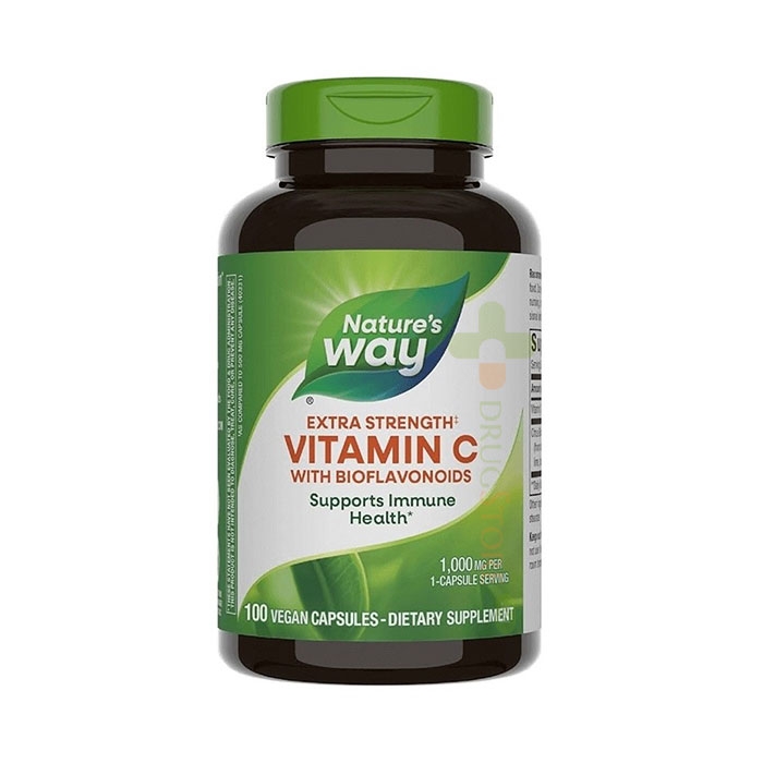 ВИТАМИН С + БИОФЛАВОНОИДИ капсули 1000 мг 100 броя / NATURE&#039;S WAY VITAMIN C WITH BIOFLAVONOIDS