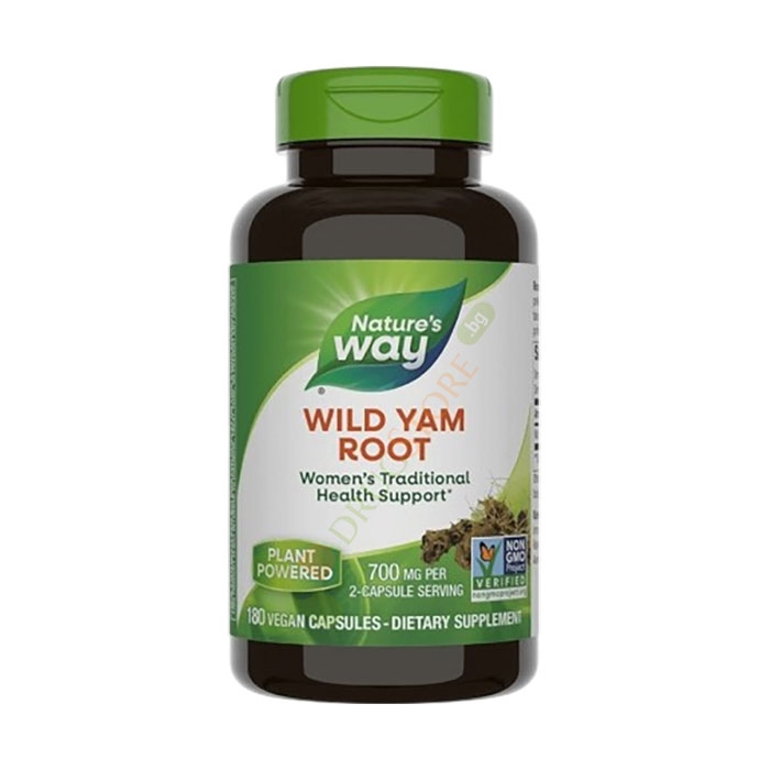 СЛАДЪК КАРТОФ капсули 180 броя / NATURE&#039;S WAY WILD YAM