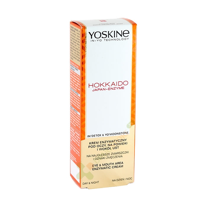 ЙОСКИН HOKKAIDO ЕНЗИМЕН КРЕМ ЗА ОЧИ И УСТНИ 15 мл / YOSKINE HOKKAIDO JAPAN-ENZYME EYE &amp; MOUTH AREA ENZYMATIC CREAM
