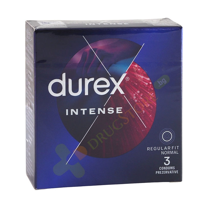 ПРЕЗЕРВАТИВИ ДУРЕКС INTENSE 3 броя / DUREX INTENSE CONDOMS