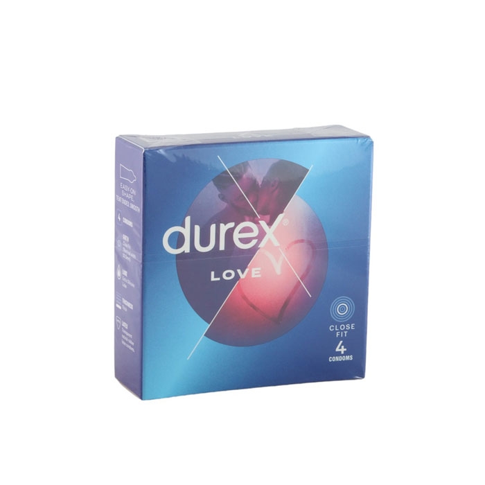 ПРЕЗЕРВАТИВИ ДУРЕКС LOVE 4 броя / DUREX LOVE CONDOMS