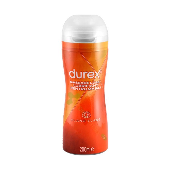 ОВЛАЖНЯВАЩ ГЕЛ ЛУБРИКАНТ ДУРЕКС С ИЛАНГ - ИЛАНГ 200 мл / DUREX PLAY MASSAGE SENSUAL INTIMATE LUBE &amp; MASSAGE GEL WITH YLANG YLANG