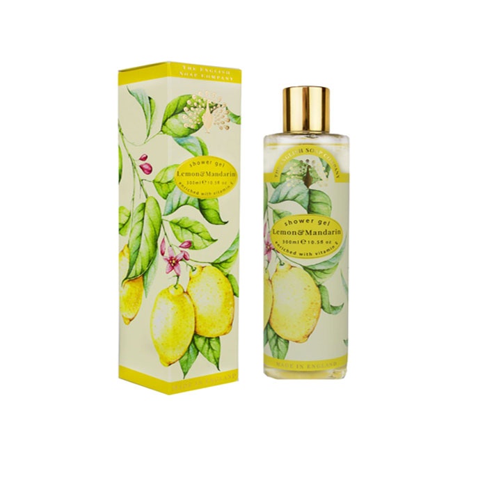 ДУШ ГЕЛ ИНГЛИШ СОУП КАМПЪНИ С ЛИМОН И МАНДАРИНА 300 мл. / ENGLISH SOAP COMPANY LEMON AND MANDARIN SHOWER GEL