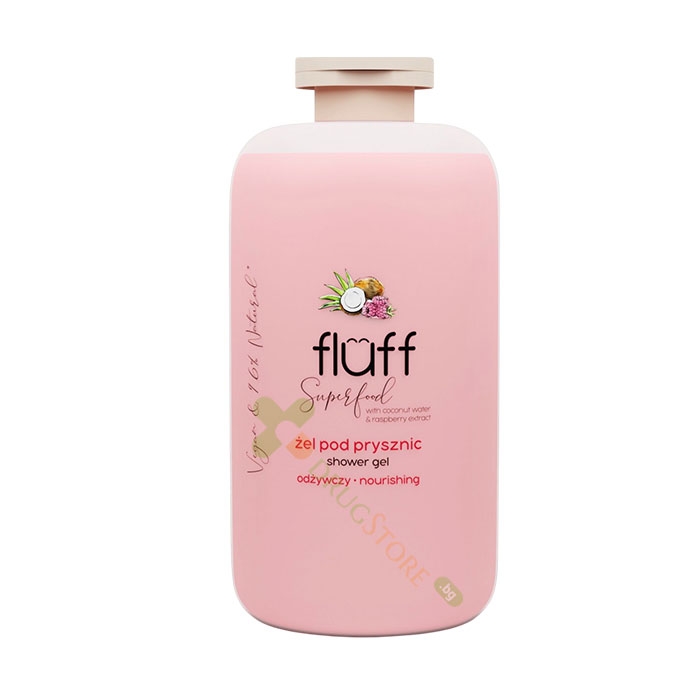 ДУШ ГЕЛ С АРОМАТ НА КОКОС И МАЛИНА 500 мл / FLUFF SHOWER GEL COCONUT AND RASPBERRY