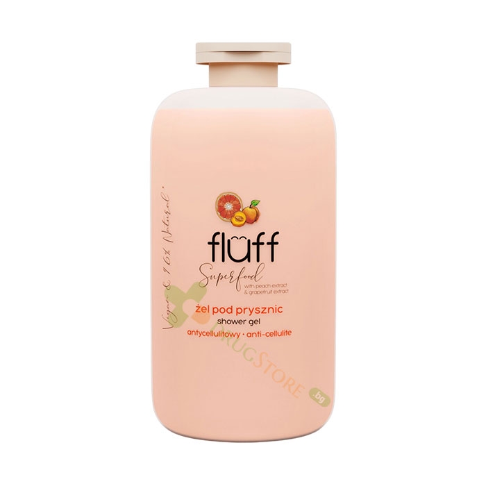ДУШ ГЕЛ С АРОМАТ НА ПРАСКОВА И ГРЕЙПФРУТ 500 мл / FLUFF SHOWER GEL PEACH AND GRAPEFRUIT
