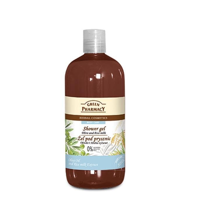 ДУШ ГЕЛ С МАСЛИНА И ОРИЗОВО МЛЯКО 500 мл. / GREEN PHARMACY SHOWER GEL OLIVE AND RICE MILK