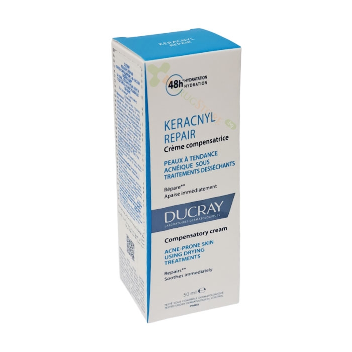 ДЮКРЕ КЕРАКНИЛ РИПЕЪР КОМПЕНСИРАЩ ХИДРАТИРАЩ КРЕМ ЗА ЛИЦЕ 50 мл / DUCRAY KERACNYL REPAIR COMPENSATORY CREAM
