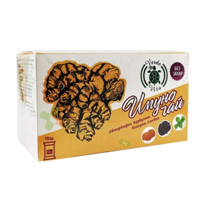 ДЖИНДЖИФИЛ ИМУНО ЧАЙ саше 15 броя / VERDE VITA GINGER IMMUNO TEA sachets